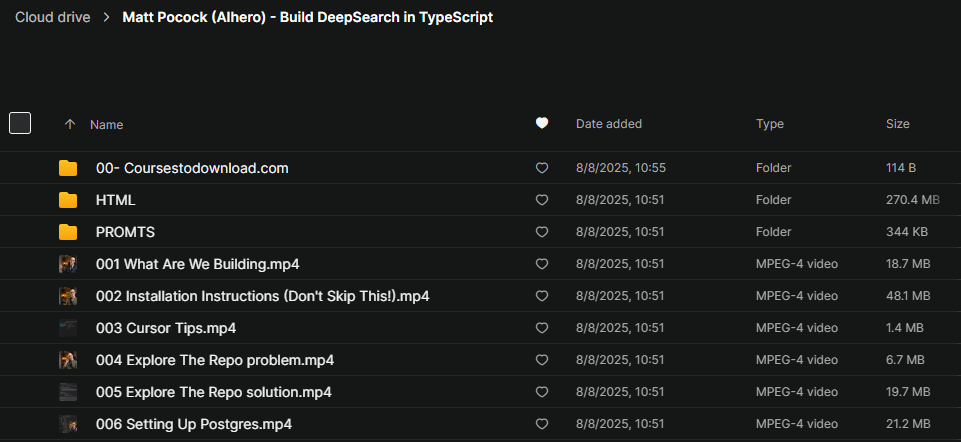 Matt Pocock (AIhero) - Build DeepSearch in TypeScript